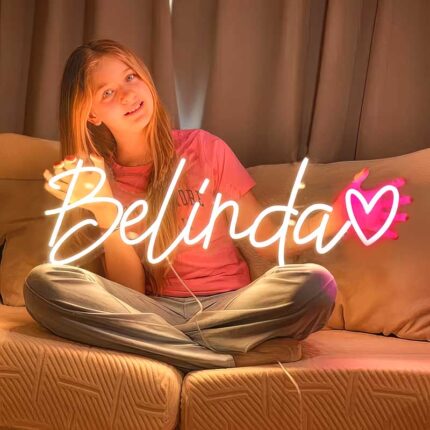 Frase de neón personalizada