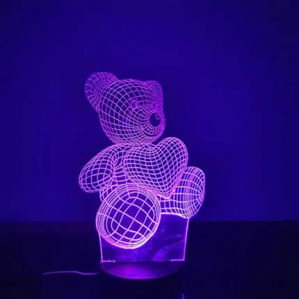 Lámpara 3D Ilusión – Decoración Original y Divertida